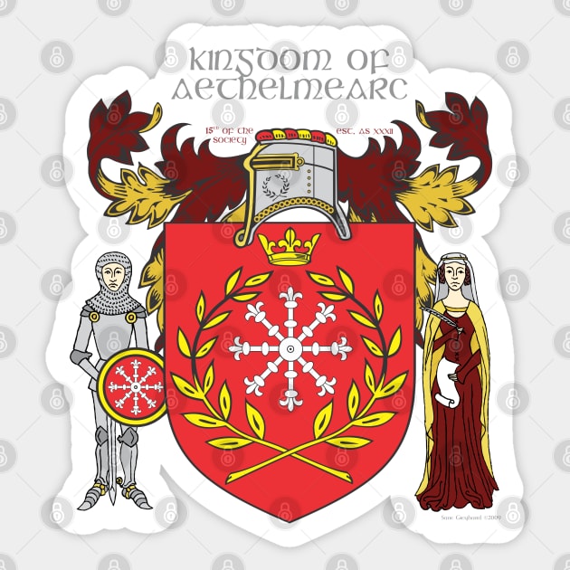 Kingdom of Aethelmearc Sticker by Greyhand